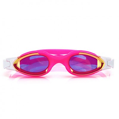 Size, Waterproof, Anti-Fog for Unisex Black/Pink/Light Blue/Blue Swimming Goggles'