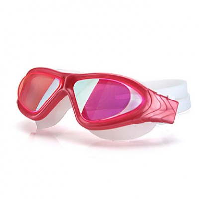 Size, Waterproof, Anti-Fog for Unisex White/Black/Blue/Pink Swimming Goggles'