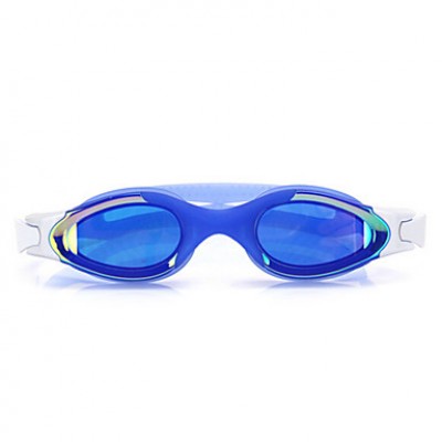 Size, Waterproof, Anti-Fog for Unisex Black/Pink/Light Blue/Blue Swimming Goggles'