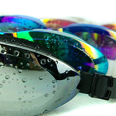 Electroplating Waterproof Anti-fog Waterproof UV Professional Swimming Goggles Glasses Authentic Men And Women''