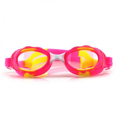 Size, Waterproof, Anti-Fog for Kids Pink/Black/Light Blue/Yellow/Blue Swimming Goggles'