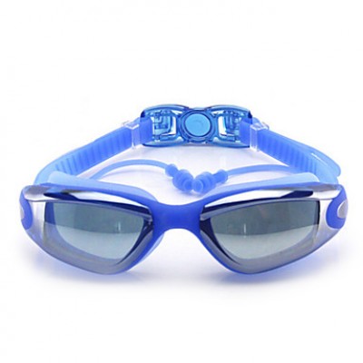 Size, Waterproof, Anti-Fog for Unisex Black/Pink/Light Blue/Orange/Blue Swimming Goggles'