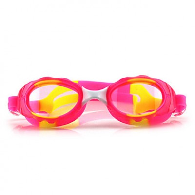 Size, Waterproof, Anti-Fog for Kids Pink/Black/Light Blue/Yellow/Blue Swimming Goggles'