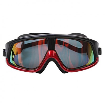 Wide Version Polarized Plating Waterproof Anti-fog Swimming Goggles for Adult'