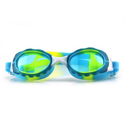 Size, Waterproof, Anti-Fog for Kids Pink/Black/Light Blue/Yellow/Blue Swimming Goggles'