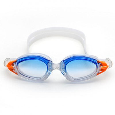 Adult Adjustable Swimming Goggles Silicone Frame Blue/Pink 100% Anti UV And Anti Fog'