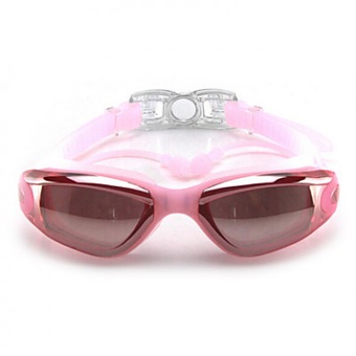 Size, Waterproof, Anti-Fog for Unisex Black/Pink/Light Blue/Orange/Blue Swimming Goggles'