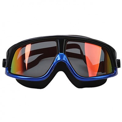 Wide Version Polarized Plating Waterproof Anti-fog Swimming Goggles for Adult'