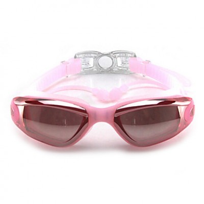 Size, Waterproof, Anti-Fog for Unisex Black/Pink/Light Blue/Orange/Blue Swimming Goggles'