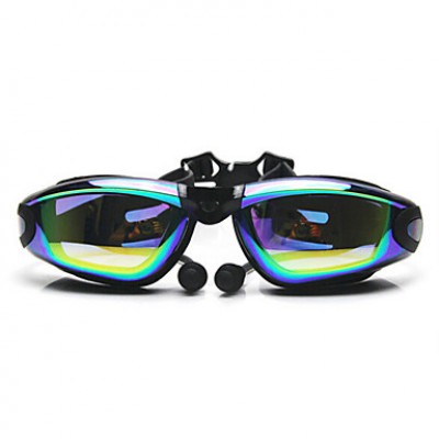 Size, Waterproof, Anti-Fog for Unisex Black/Orange/Light Blue/Light Pink/Grey/Blue Swimming Goggles'